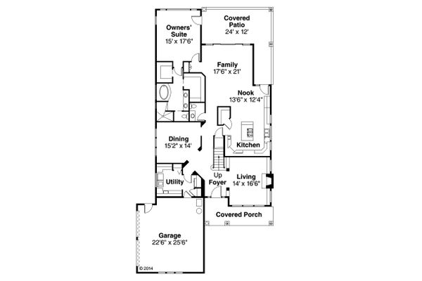 Dream House Plan - Traditional Floor Plan - Main Floor Plan #124-346