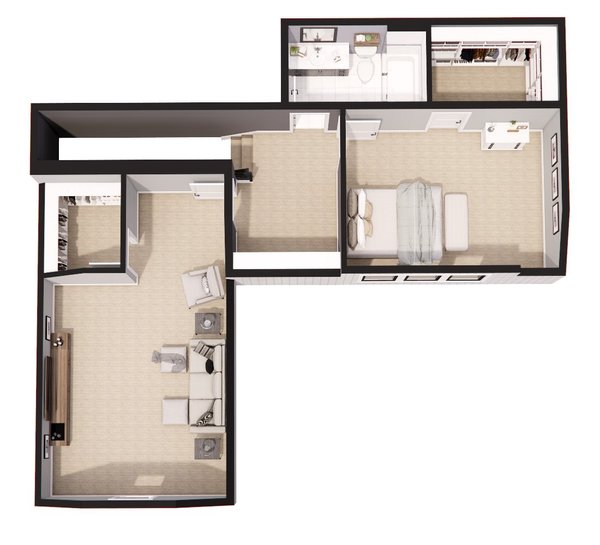 Farmhouse Floor Plan - Upper Floor Plan #51-1235