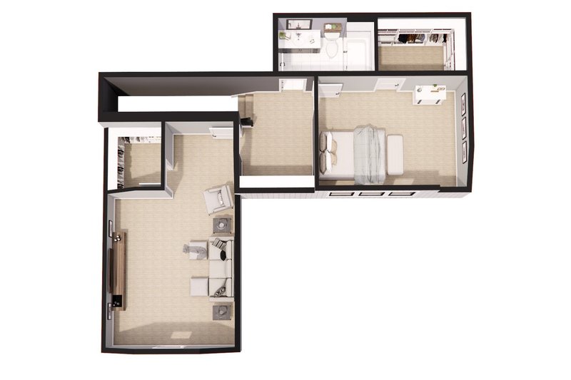 Home Plan - Floor Plan - Upper Floor 1 for Farmhouse House Plan #51-1235 - 3 bed, 3.5 bath