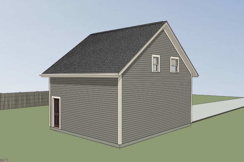 Home Plan - Exterior - Other Elevation for Traditional House Plan #79-286 - 1 bed, 1 bath