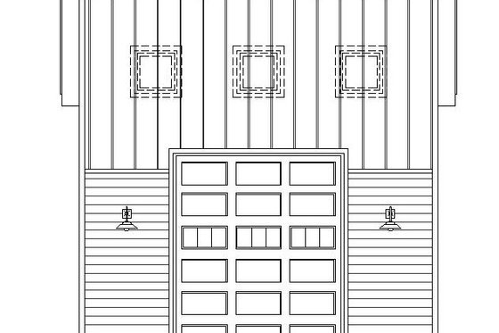 Exterior - Front Elevation 3 for Contemporary House Plan #932-251, 0 bath