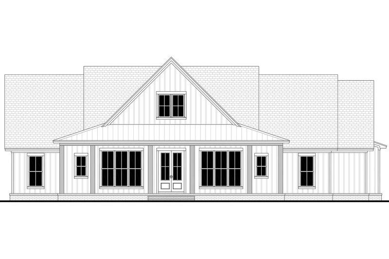 Dream House Plan - Exterior - Front Elevation 18 for Farmhouse House Plan #430-439 - 4 bed, 2.5 bath