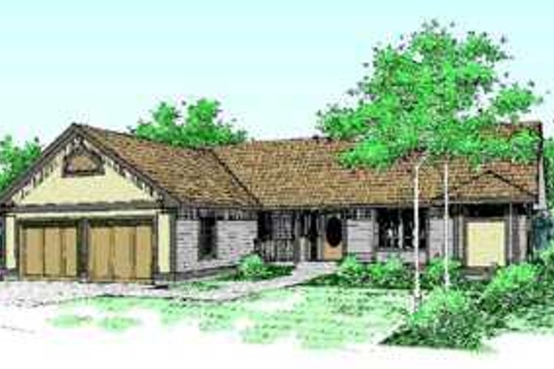 Dream House Plan - Traditional Exterior - Front Elevation Plan #60-477