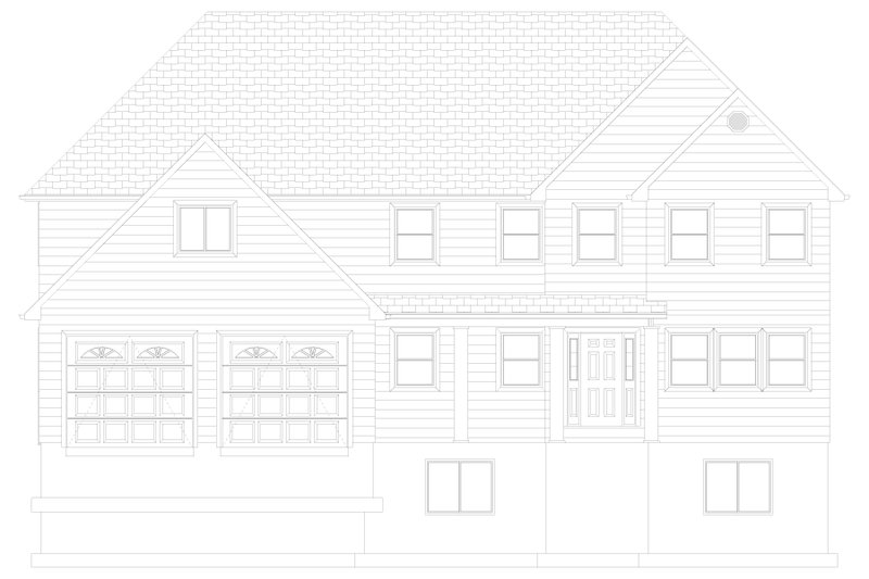Architectural House Design - Exterior - Front Elevation 6 for Farmhouse House Plan #1060-178 - 4 bed, 2.5 bath