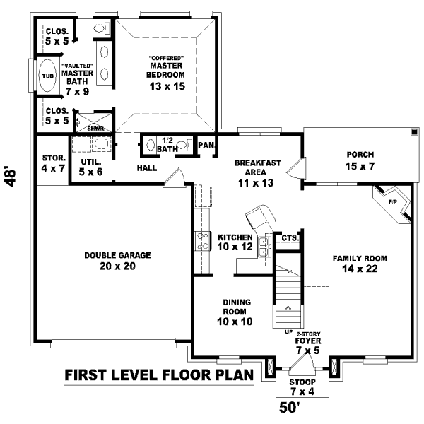 European Floor Plan - Main Floor Plan #81-13629