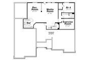 European Style House Plan - 4 Beds 3.5 Baths 4084 Sq/Ft Plan #20-2460 