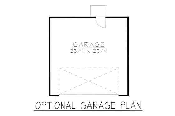 Floor Plan - Other Floor for Craftsman House Plan #112-159 - 2 bed, 2 bath