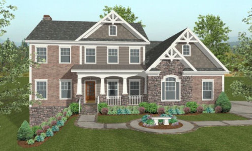 Traditional Style House Plan 4 Beds 3 5 Baths 2499 Sq Ft Plan 56 585 Floorplans Com