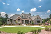 European Style House Plan - 4 Beds 4 Baths 3048 Sq/Ft Plan #929-1 