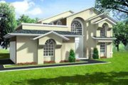 Adobe / Southwestern Style House Plan - 3 Beds 2.5 Baths 1962 Sq/Ft Plan #1-428 