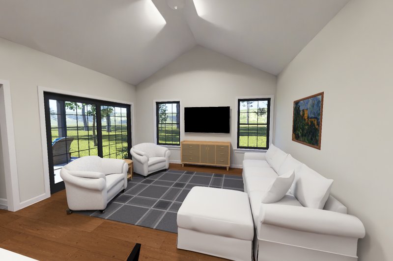 House Blueprint - Interior - Family Room 4 for Cottage House Plan #513-2451 - 4 bed, 2.5 bath