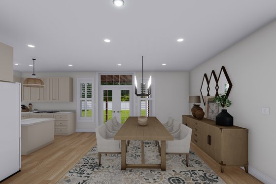 Interior - Dining Room 1 for Contemporary House Plan #1060-142 - 3 bed, 2.5 bath