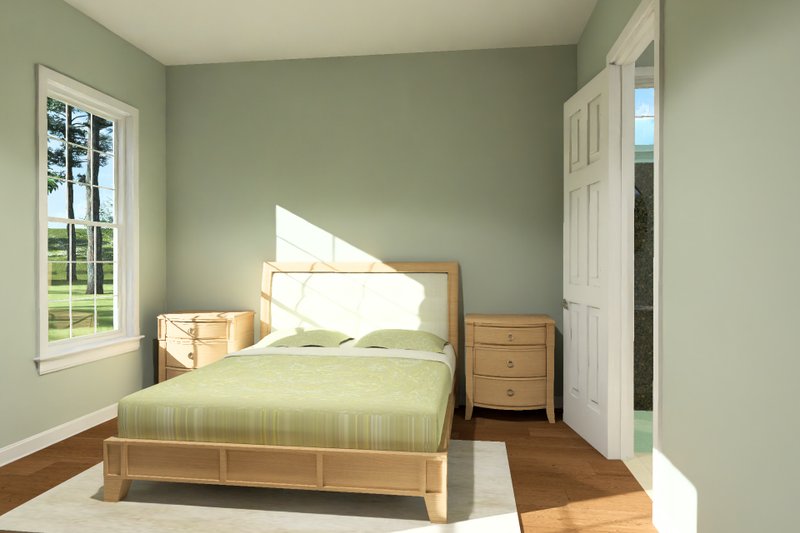Home Plan - Interior - Master Bedroom for Cottage House Plan #513-2422 - 4 bed, 2.5 bath