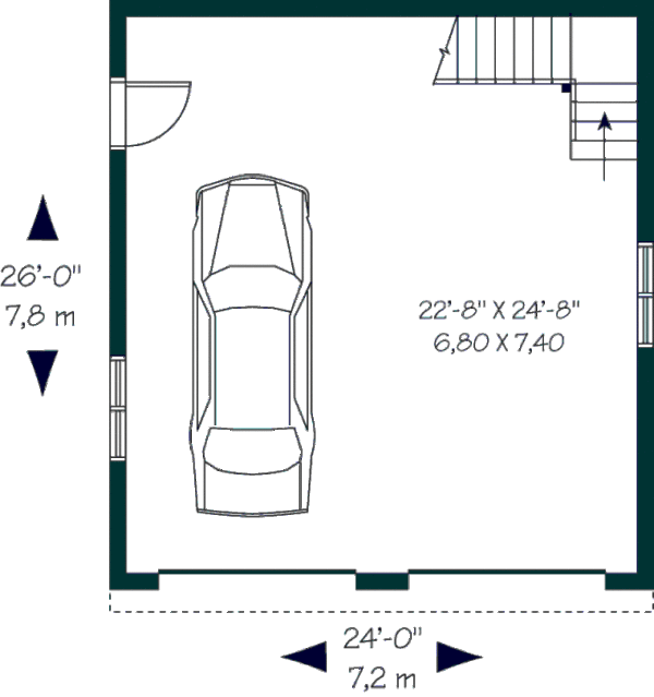 Home Plan - Craftsman Floor Plan - Main Floor Plan #23-2277