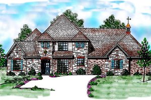 House Design - European Exterior - Front Elevation Plan #52-187