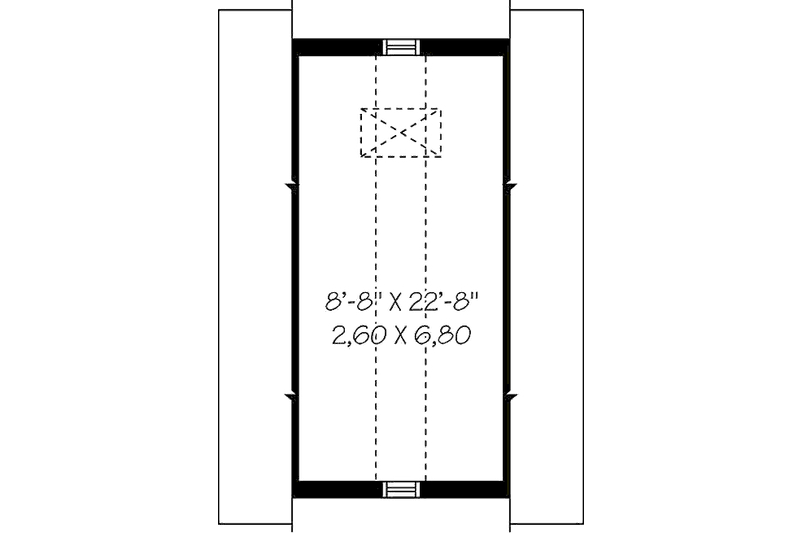 Dream House Plan - Floor Plan - Upper Floor for Traditional House Plan #23-428, 0 bath