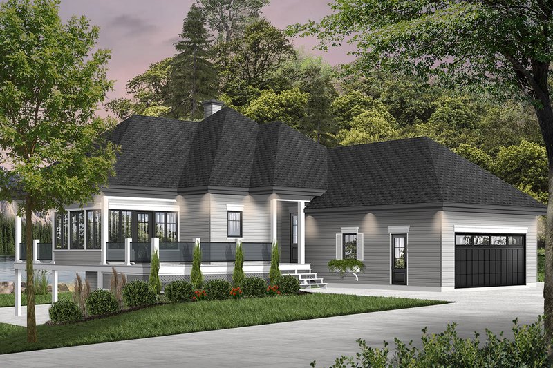 Dream House Plan - Exterior - Front Elevation 3 for Cottage House Plan #23-2680 - 4 bed, 3 bath