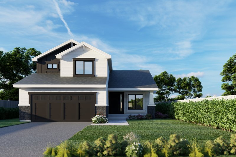 Home Plan - Craftsman Exterior - Front Elevation Plan #112-171