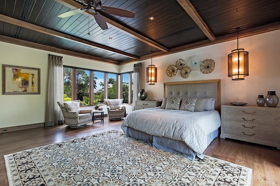 Interior - Master Bedroom for Beach House Plan #548-12 - 4 bed, 4.5 bath