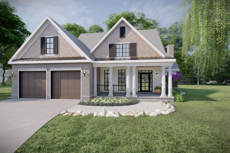 Craftsman Style House Plan - 4 Beds 3.5 Baths 2836 Sq/Ft Plan #1094-22
