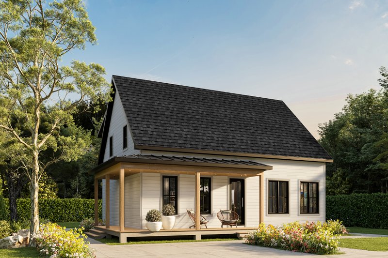 Dream House Plan - Exterior - Front Elevation 6 for Farmhouse House Plan #23-2764 - 5 bed, 2.5 bath