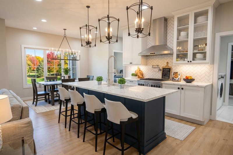 Home Plan - Interior - Kitchen for Farmhouse House Plan #51-1522 - 3 bed, 3.5 bath