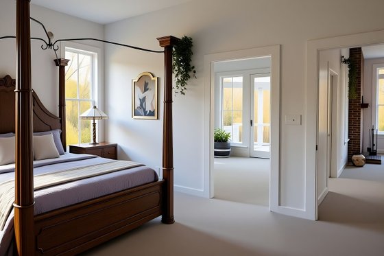 Interior - Master Bedroom for Farmhouse House Plan #1118-2 - 4 bed, 4 bath