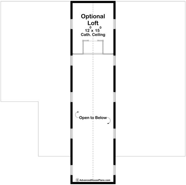 Architectural House Design - Barndominium Floor Plan - Upper Floor Plan #455-380