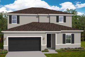 House Blueprint - Traditional Exterior - Front Elevation Plan #1058-258