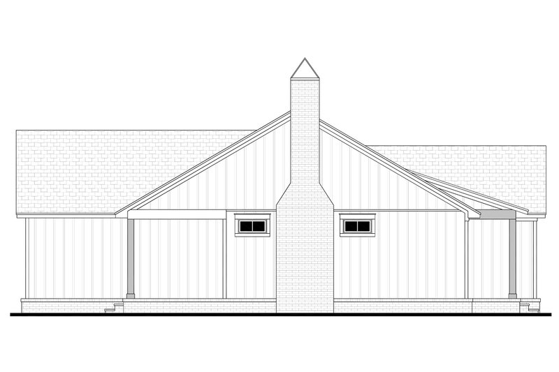 Home Plan - Exterior - Other Elevation 1 for Country House Plan #430-401 - 2 bed, 2 bath