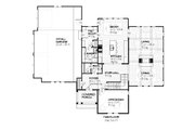 Tudor Style House Plan - 4 Beds 3.5 Baths 3238 Sq/Ft Plan #901-13 