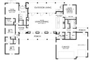 Contemporary Style House Plan - 3 Beds 2.5 Baths 2798 Sq/Ft Plan #48-971 