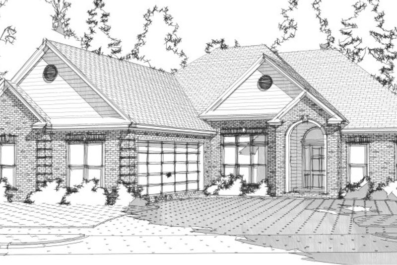 Traditional Style House Plan - 3 Beds 2 Baths 2068 Sq/Ft Plan #63-205