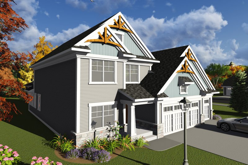 Home Plan - Traditional Exterior - Front Elevation Plan #70-1246