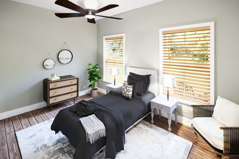 Dream House Plan - Interior - Bedroom 1 for Cottage House Plan #44-304 - 2 bed, 2 bath