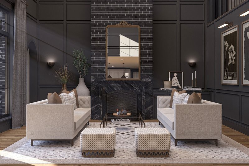 Dream House Plan - Interior - Family Room 1 for Colonial House Plan #455-388 - 5 bed, 4.5 bath