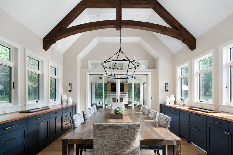 Dream House Plan - Interior - Dining Room for Farmhouse House Plan #928-407 - 6 bed, 4.5 bath