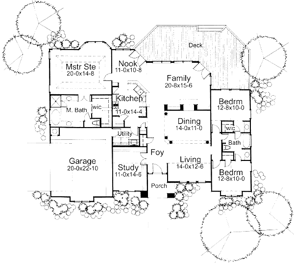 Dream House Plan - Mediterranean Floor Plan - Main Floor Plan #120-120