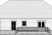 Country Style House Plan - 3 Beds 2 Baths 1600 Sq/Ft Plan #21-454 