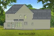 Colonial Style House Plan - 3 Beds 2.5 Baths 1866 Sq/Ft Plan #1010-208 