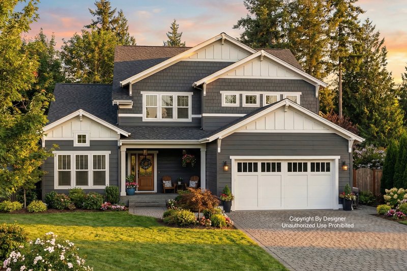 Dream House Plan - Exterior - Front Elevation 2 for Bungalow House Plan #51-1426 - 4 bed, 3.5 bath