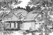 European Style House Plan - 2 Beds 2 Baths 2137 Sq/Ft Plan #329-240 