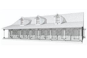 Ranch Exterior - Front Elevation Plan #63-321