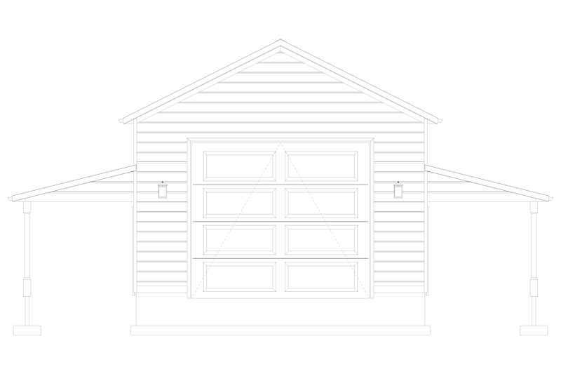 House Blueprint - Exterior - Front Elevation 5 for Traditional House Plan #1060-276, 0 bath