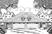 Traditional Style House Plan - 2 Beds 2 Baths 2024 Sq/Ft Plan #42-143 