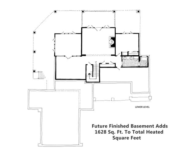 Architectural House Design - Future Finished Basement