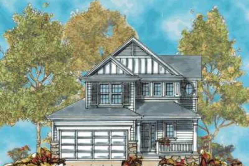 Home Plan - Traditional Exterior - Front Elevation Plan #20-1744