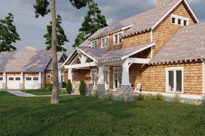 House Plan Design - Exterior - Front Elevation 5 for Craftsman House Plan #17-3419 - 3 bed, 3 bath