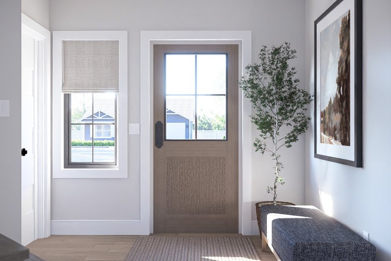 Architectural House Design - Interior - Entry for Traditional House Plan #455-741 - 3 bed, 2.5 bath