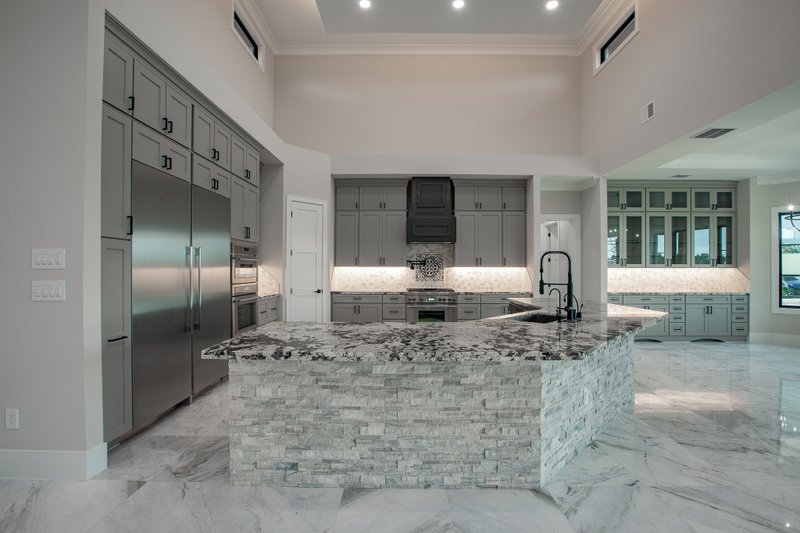 House Plan Design - Interior - Kitchen 2 for Mediterranean House Plan #1110-34 - 3 bed, 3 bath
